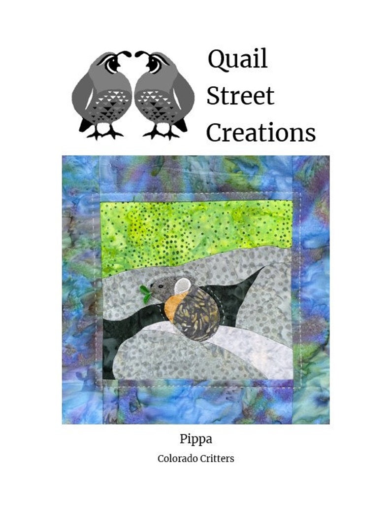 Quail Patchwork Pippa - English Paper Piecing Pattern - Paper Copy - Etsy