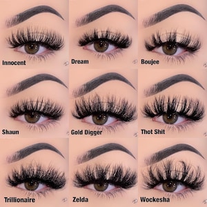 Mink Lashes | Eyelashes | Natural Minks | Cosmetics| Beauty | Natural Extensions