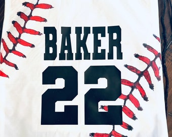Baseball Sport Drawstring Bag