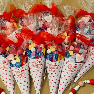 One Valentine's Day Sweet Candy Treat Cone