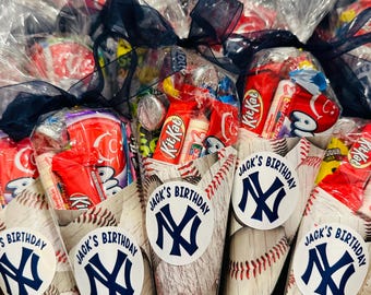 One Custom Sports Team Candy Cones: End of Season Party Favors