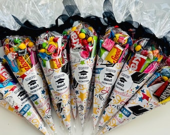 One Kindergarten Graduation Candy Cones: Last Day of School, Summer Party Favors