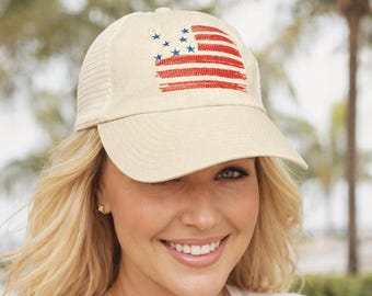USA \Embroidered Flag Hat