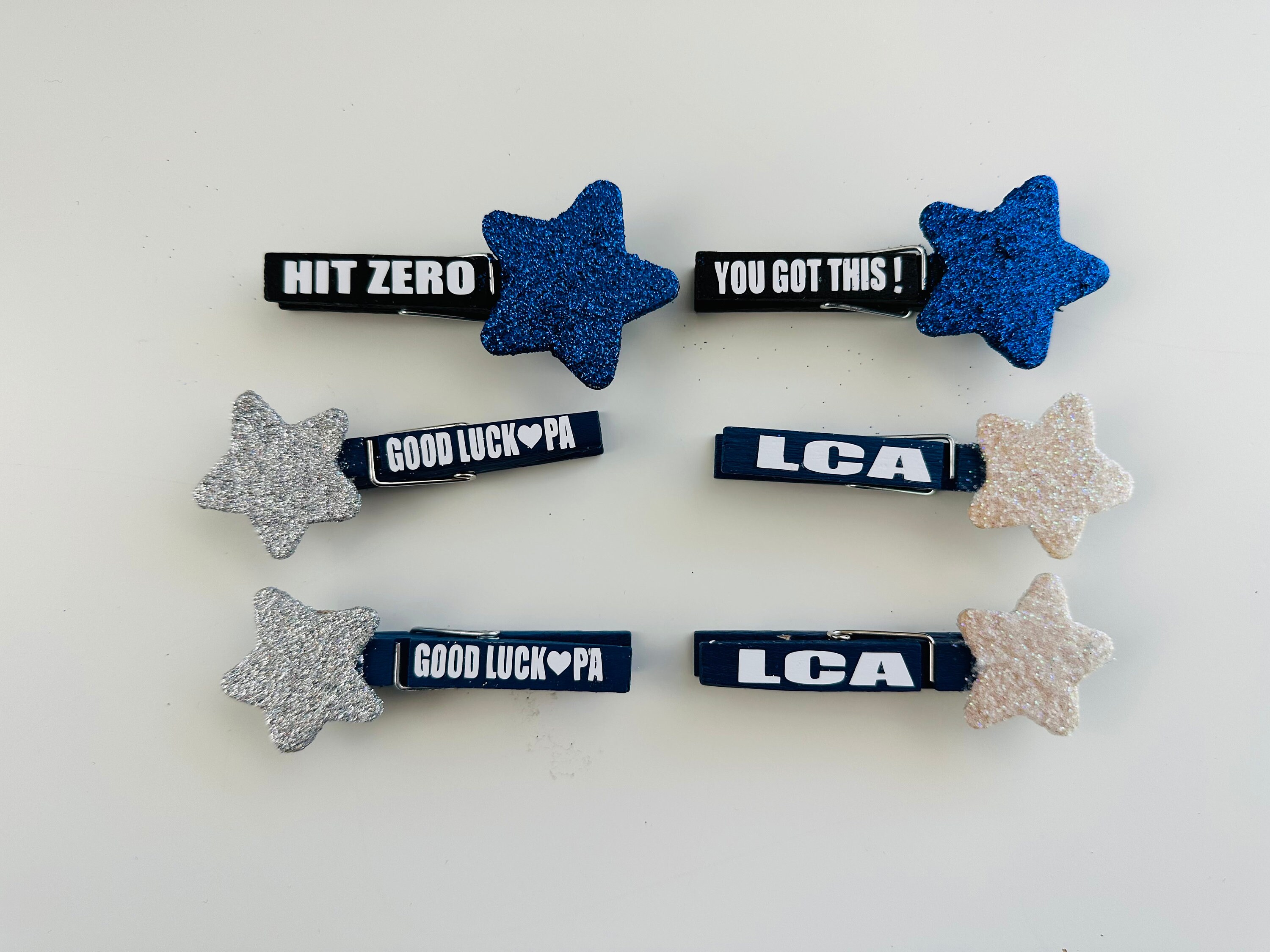 10 Cheer Competition Spirit Pins/ Clothesline Pins - Etsy