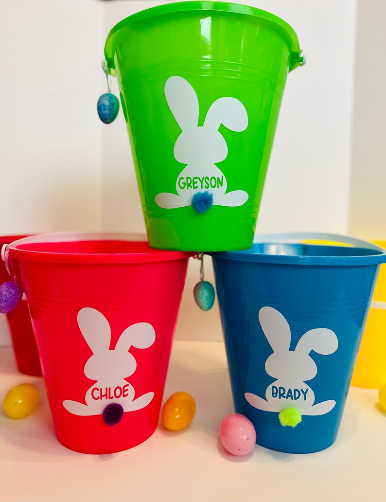 Personalized Easter Bunny Baskets Etsy