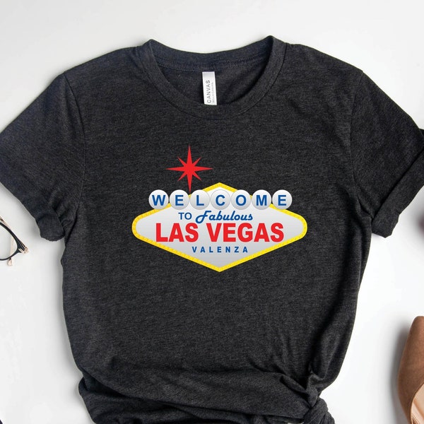T-shirt Femme Las Vegas Nevada Avec Strass - Taille S, Noir, Occasion Très Bon état
