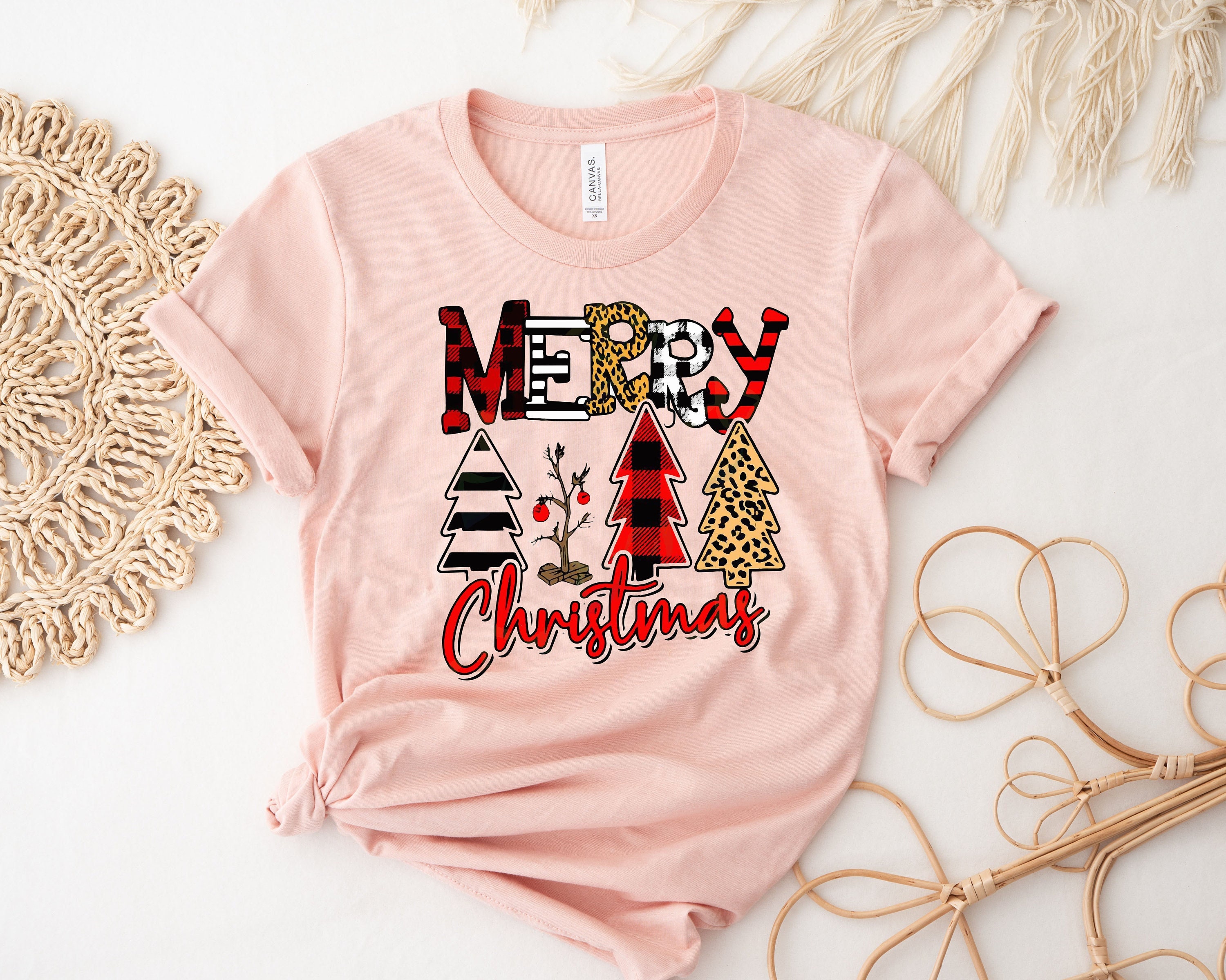 Merry  Christmas  T-Shirt, Christmas Tree Shirt