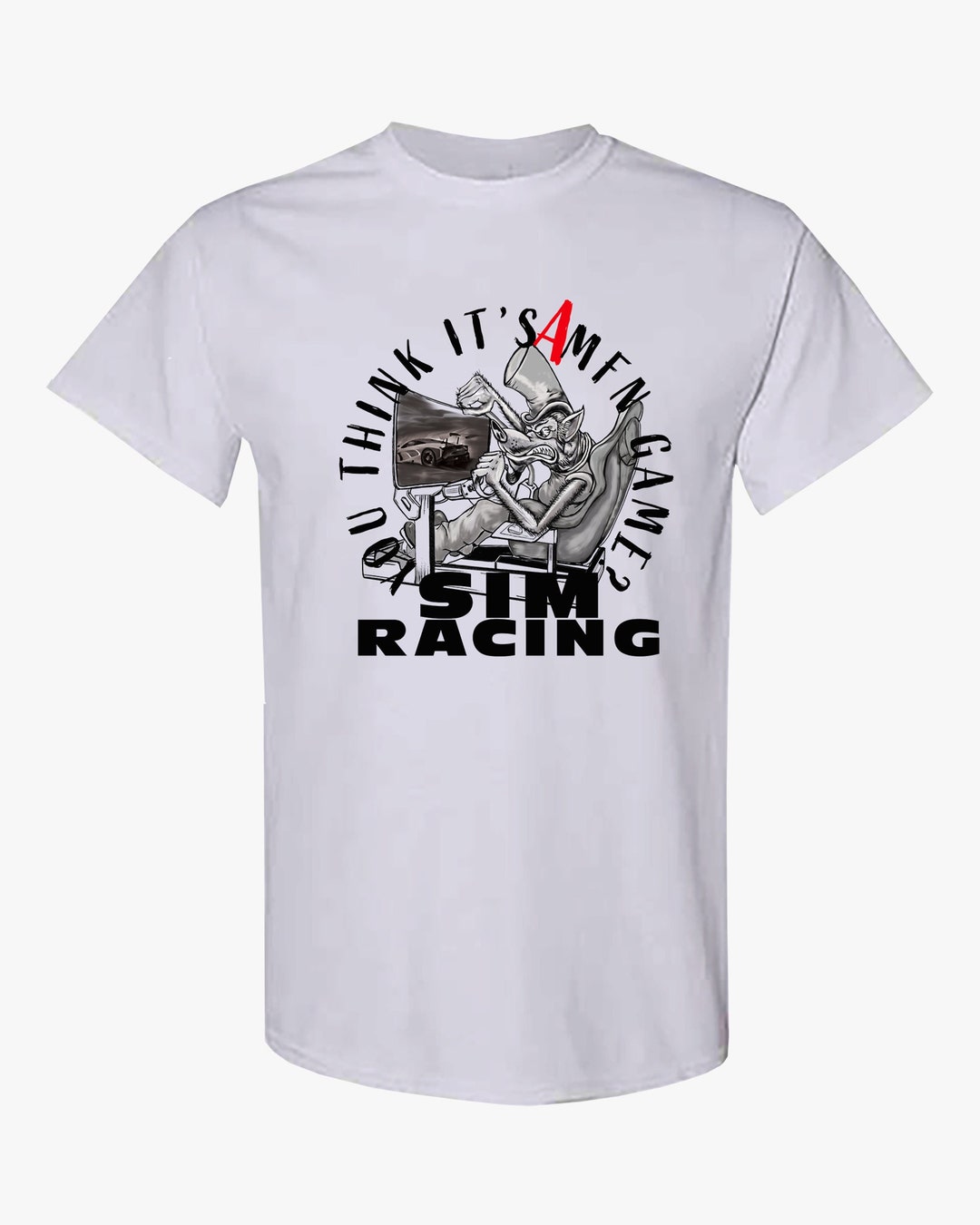 Sim Racing T Shirt, Gamer T Shirt - Etsy