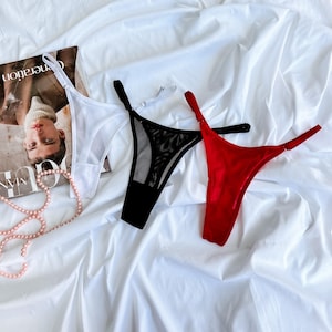 conjunto de 3 calcinhas, calcinhas femininas, calcinhas transparentes, lingerie feminina, roupas íntimas femininas, lingerie artesanal, lingerie de férias, calcinhas sexy,