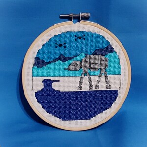 Isstrid - Star Wars-inspirerat korsstygnsmönster