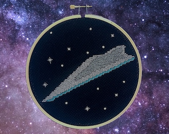 The Executor - Star Wars-Inspired Cross Stitch Pattern