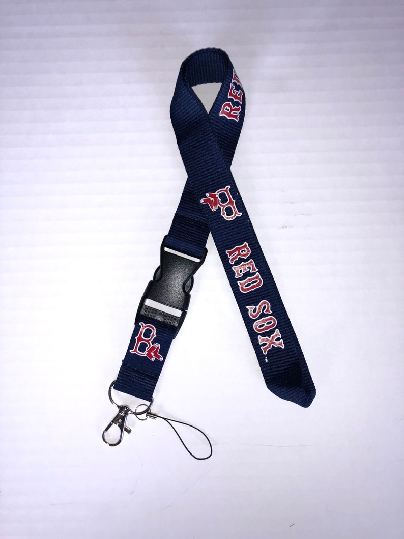 MLB Baseball Lanyards Wristlet Detachable Keychain ID Phone Holder Neck