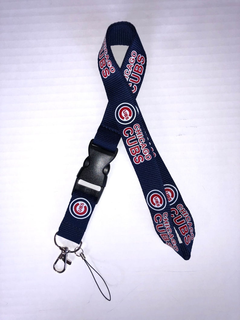 MLB Baseball Lanyards Wristlet Detachable Keychain ID Phone Holder Neck