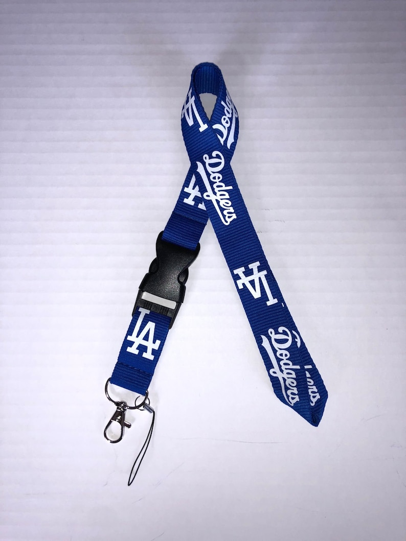 MLB Baseball Lanyards Wristlet Detachable Keychain ID Phone Holder Neck