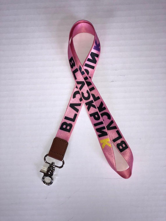 BLACKPINK Logo | K-pop Fandom Lanyard Keychain Leather ID Phone