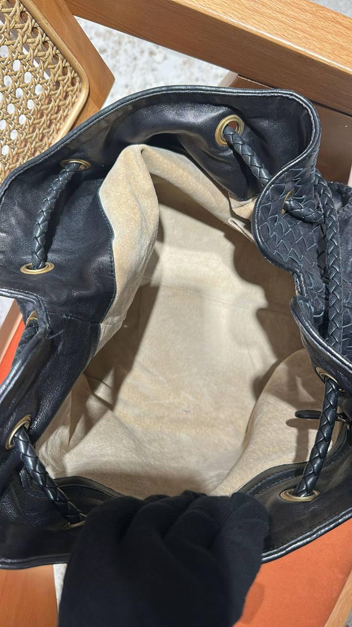 Bottega Veneta Intrecciato Butterfly Farfalle Drawstring Bag