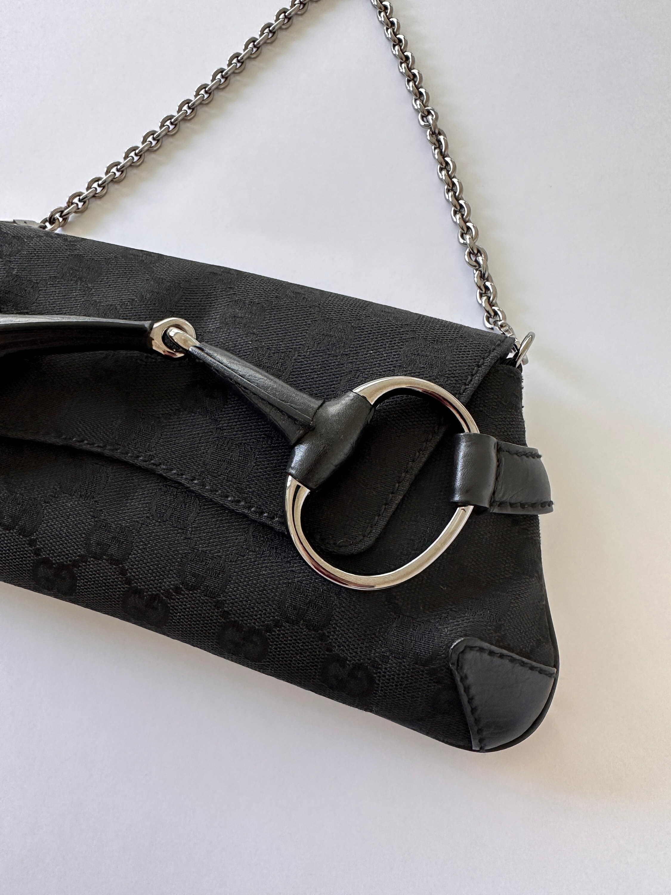 Gucci outlet black clutch