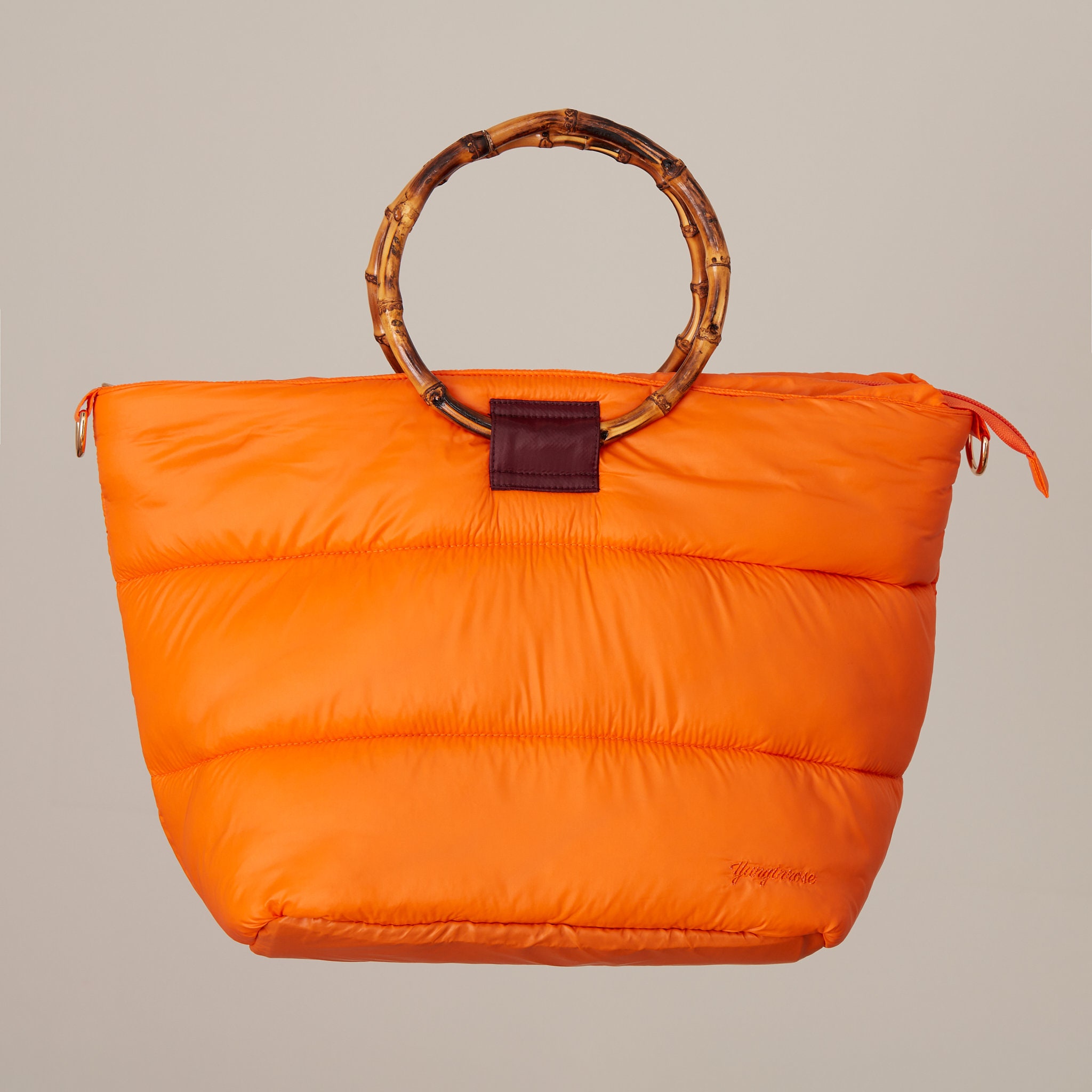 Comprar Bolso acolchado Nylon naranja midi Online - Entrega 24-48h