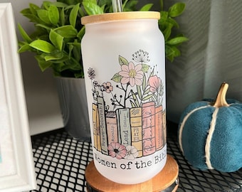Christian Affirmations Tumbler 18oz Glass Can, Bible Affirmations Tumbler, Christian Affirmation Cup, Affirmation Women, Christian Glass Cup