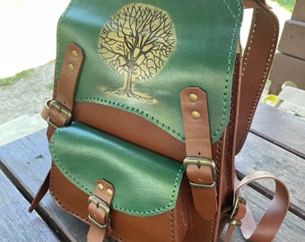 Genuine leather handmade women's backpack, vintage bag, women bag, leather backpack, Gifts for mom, gifts for mother, mothers day gifts