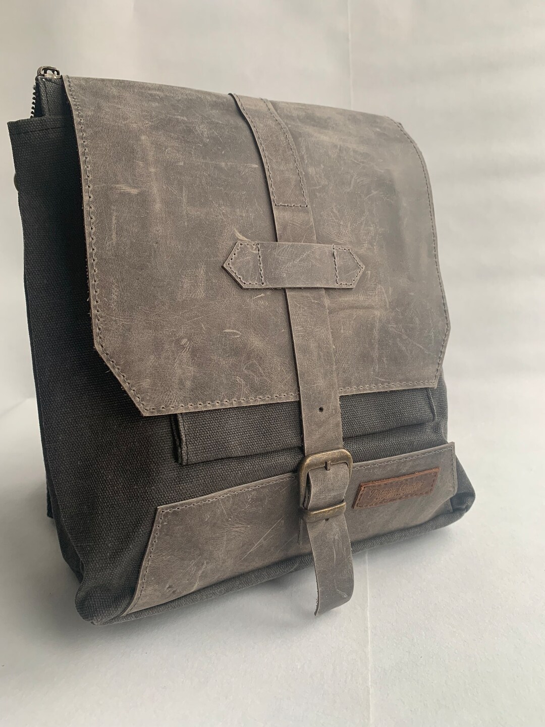 Waxed Canvas Backpack, Convertible Backpack, Diaper Backpack, A3 Waxed ...