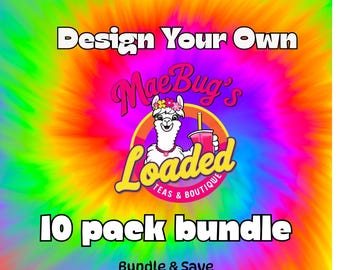 10 Pack Bundle Sale  - 10 loaded Tea Mixes!  Loaded Tea To Go! Vitamins, Antioxidants & Clean Caffeine. Sugar Free!