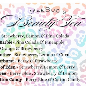 Loaded Beauty Boosted Tea Mixes - Healthy Vitamin Tea w/Collagen and Antioxidants - Individual Flavors