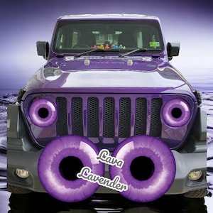 Round Eyes Series Headlight Decals