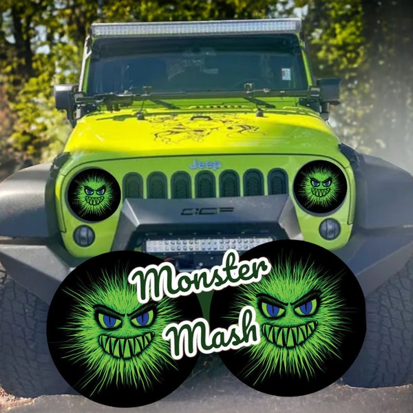 Zombies, Monsters & Hazard Series Headlight Decals