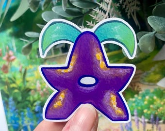 Sternentropfen Sticker – glänzende oder matte Vinyl-Kunst, Inspiriert von Stardew Valley