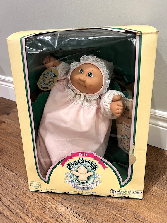 ビンテージ Cabbage Patch Kids 初代リトルピープル バニービー 1985 Cabbage Patch Kids Premie Doll - Etsy