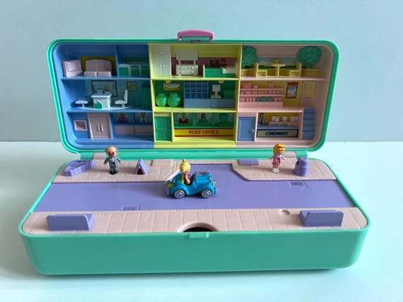 1989 Polly Pocket High Street Money Box - Complete Set - Etsy