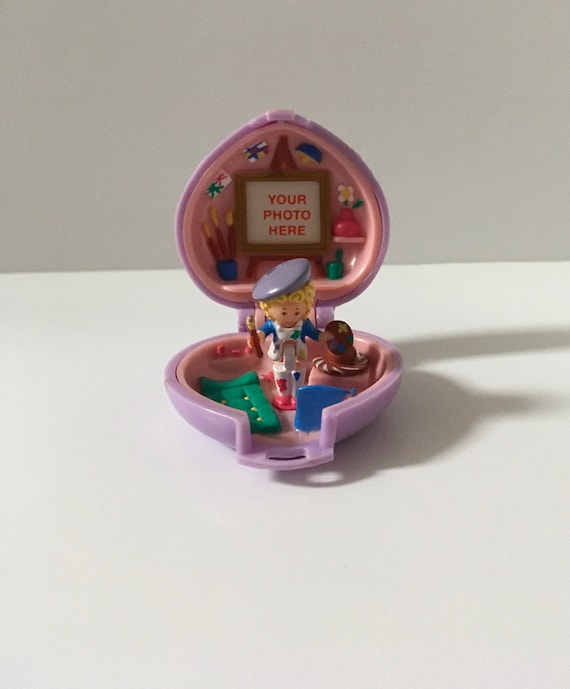 Polly Pocket Pretty Picture Locket De 1991 – Bluebird Avec Personnage