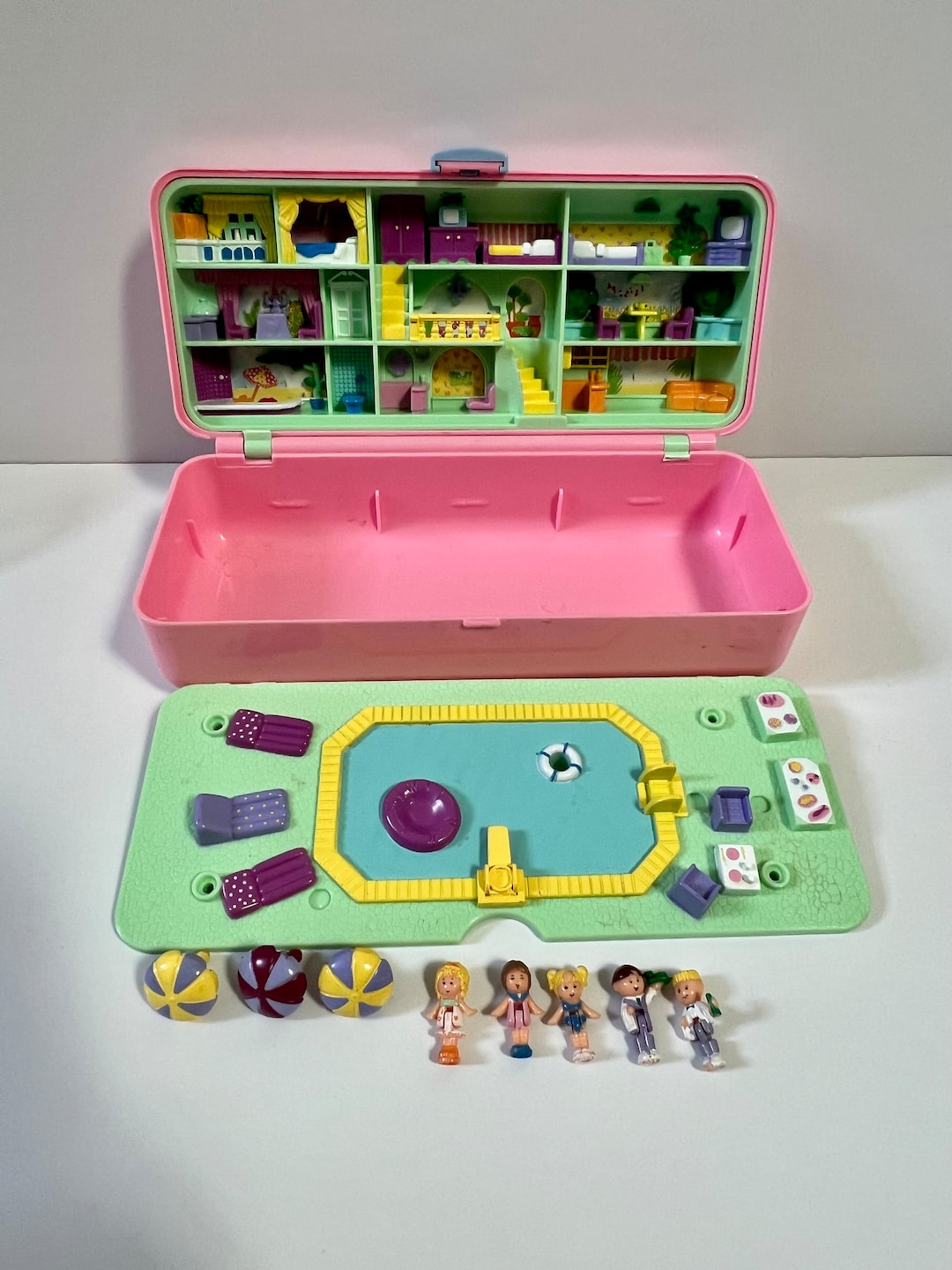 1989 Polly Pocket Pool Party Playset - Etsy