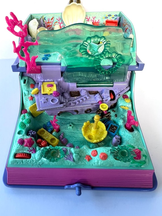 1995 Polly Pocket Sparkling Mermaid Adventure - Compact Only - Etsy