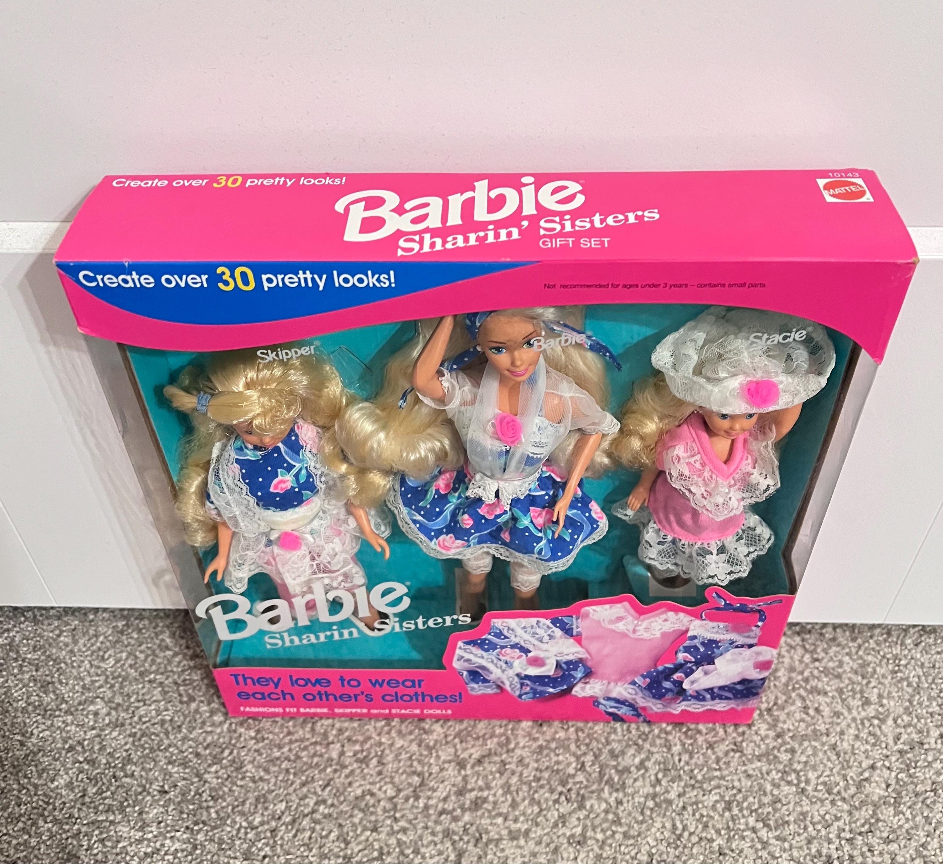 Barbie Sharin’ Sisters Gift Set 1992年レア 1992 Barbie Sharin Sisters - Skipper, Barbie, Stacie - Etsy
