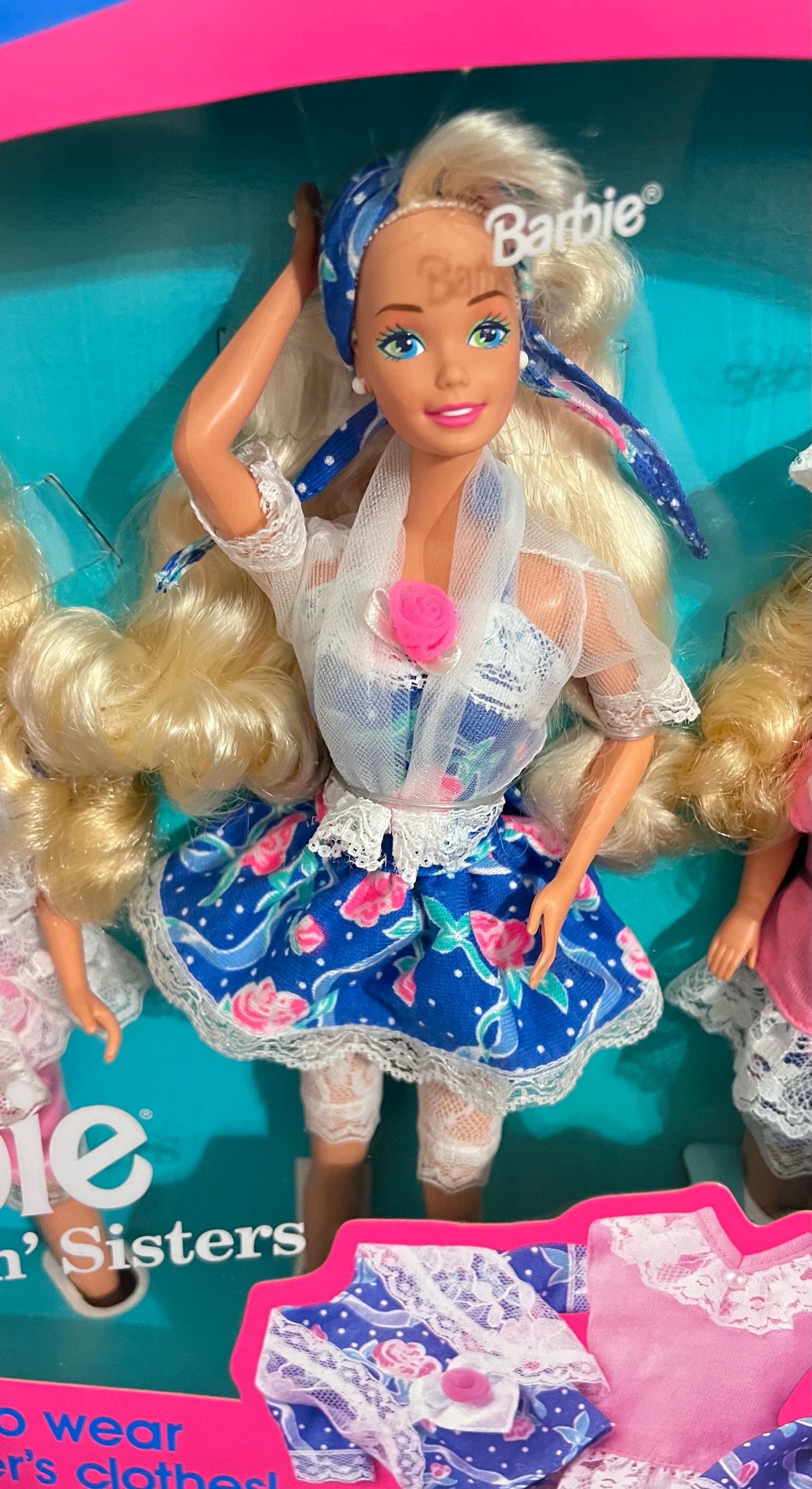 1992 Barbie Sharin Sisters - Skipper, Barbie, Stacie - Etsy