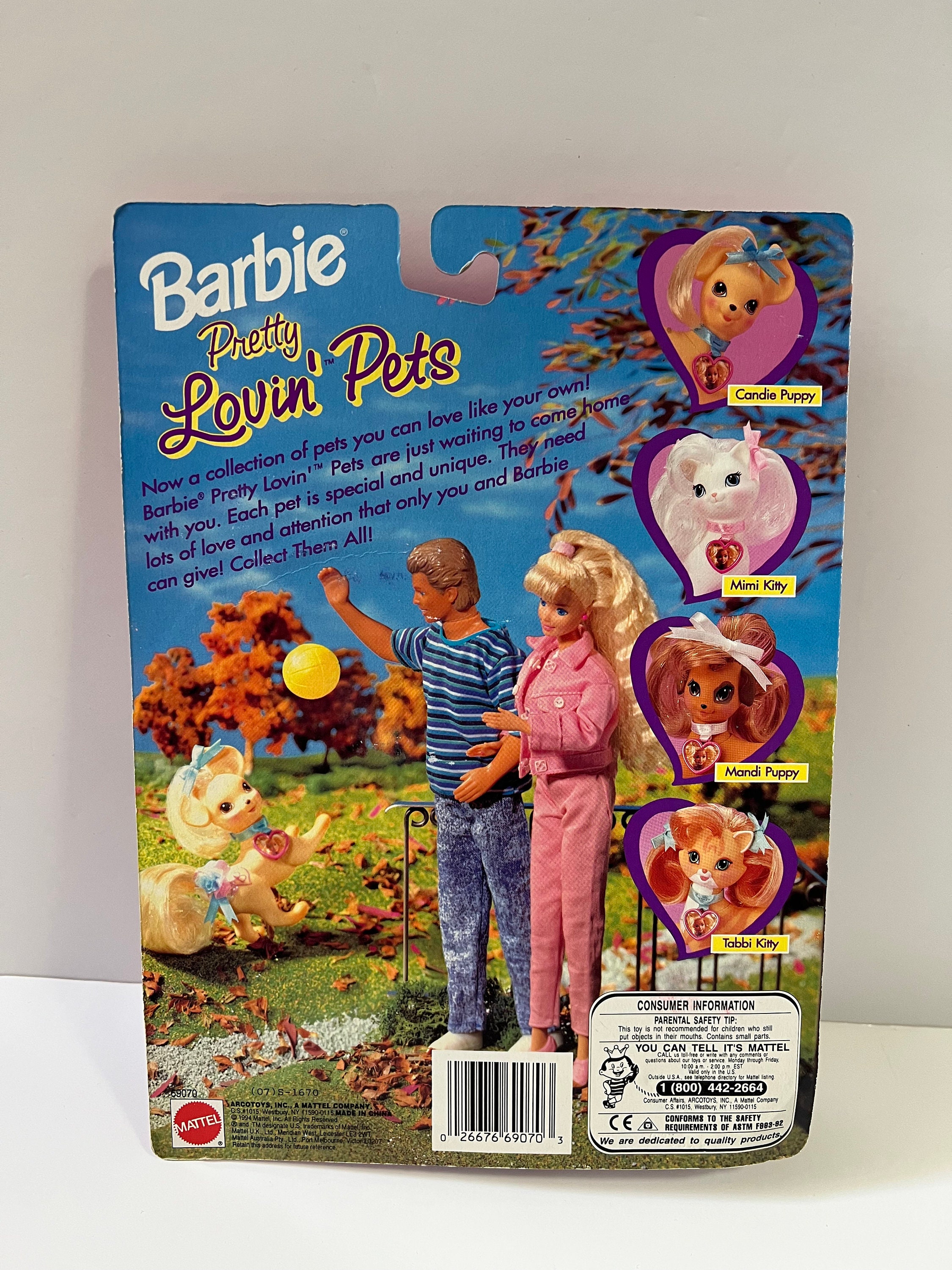 1994 Barbie Pretty Lovin Pets Mimi Kitty - Etsy