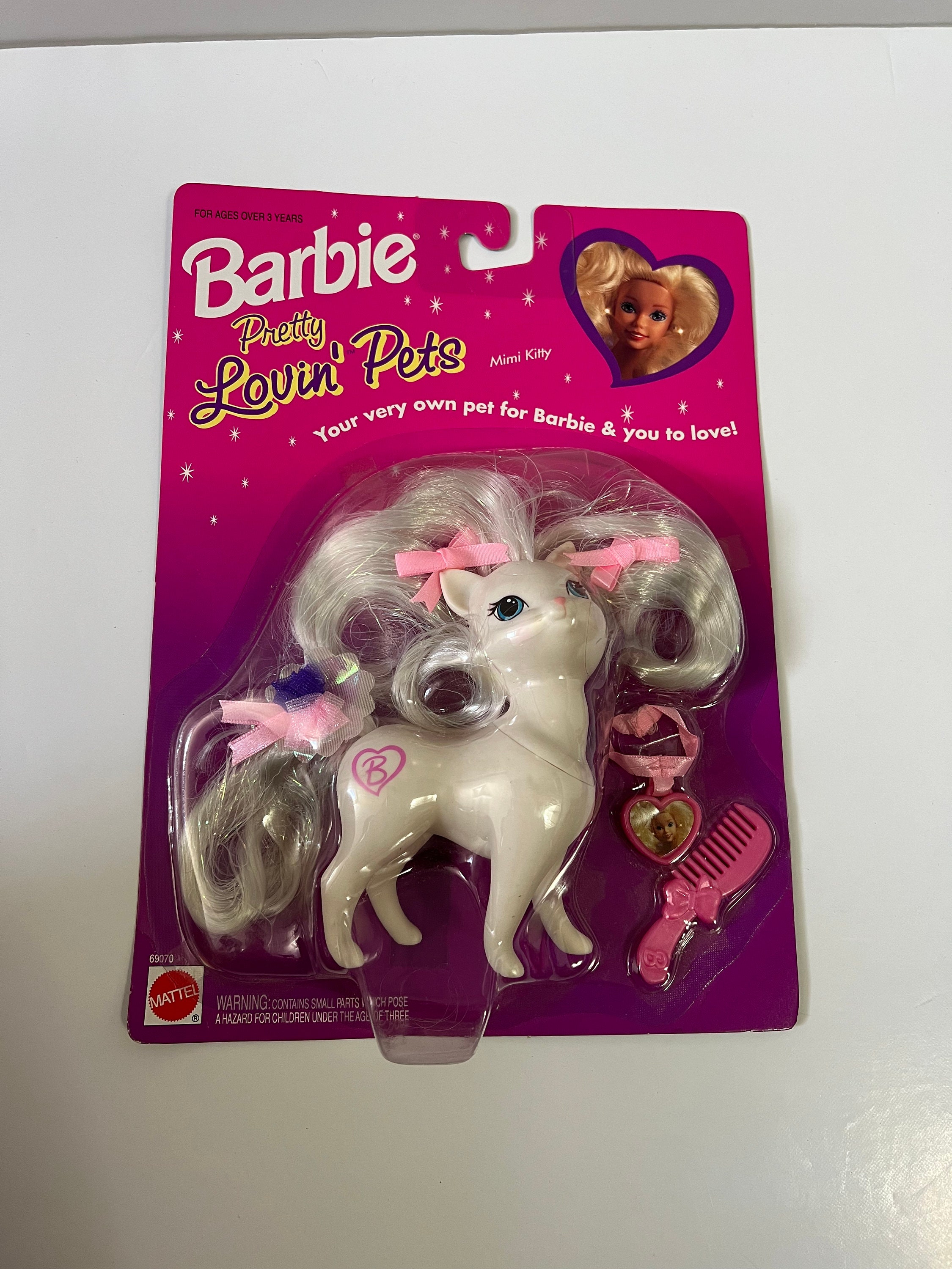 MATTEL Barbie magical pets 希少　激レア 1994 Barbie Pretty Lovin Pets Mimi Kitty - Etsy