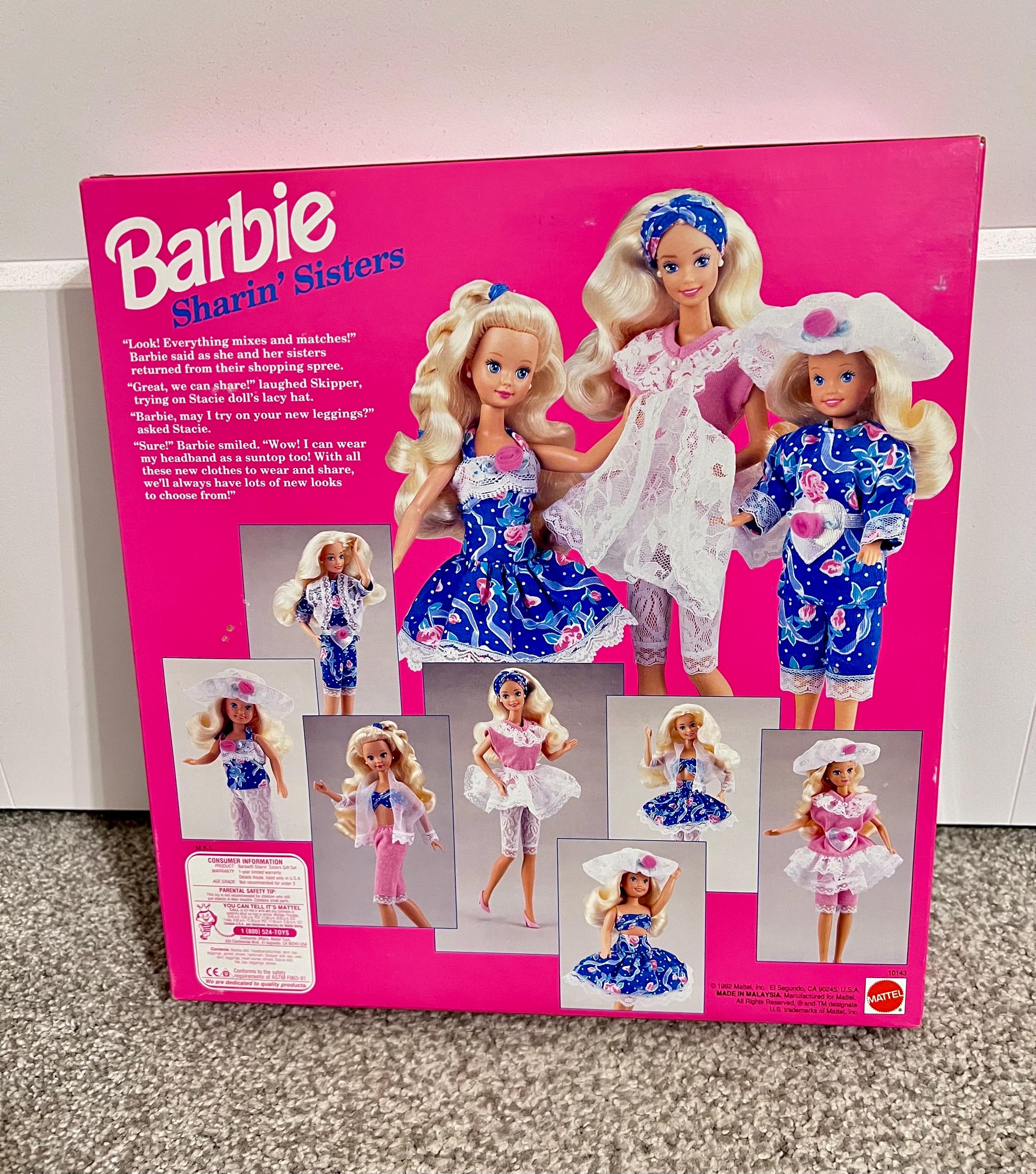 1992 Barbie Sharin Sisters - Skipper, Barbie, Stacie - Etsy