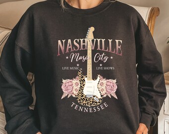 Nashville Girl Trip Sweatshirt, Nashville Music City Sweatshirt, Nashville Trip Shirt, Nashville Shirt, Country Music Tee, Boots Booze Shirt