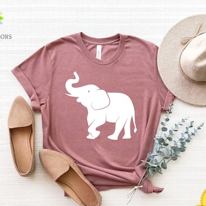 Elephant Shirt, Elephant Lover, Elephant Pocket Tee, Elephant Girl TShirt, Cute Toddler Gift, Elephant Shirt For Women, Animal Tshirt