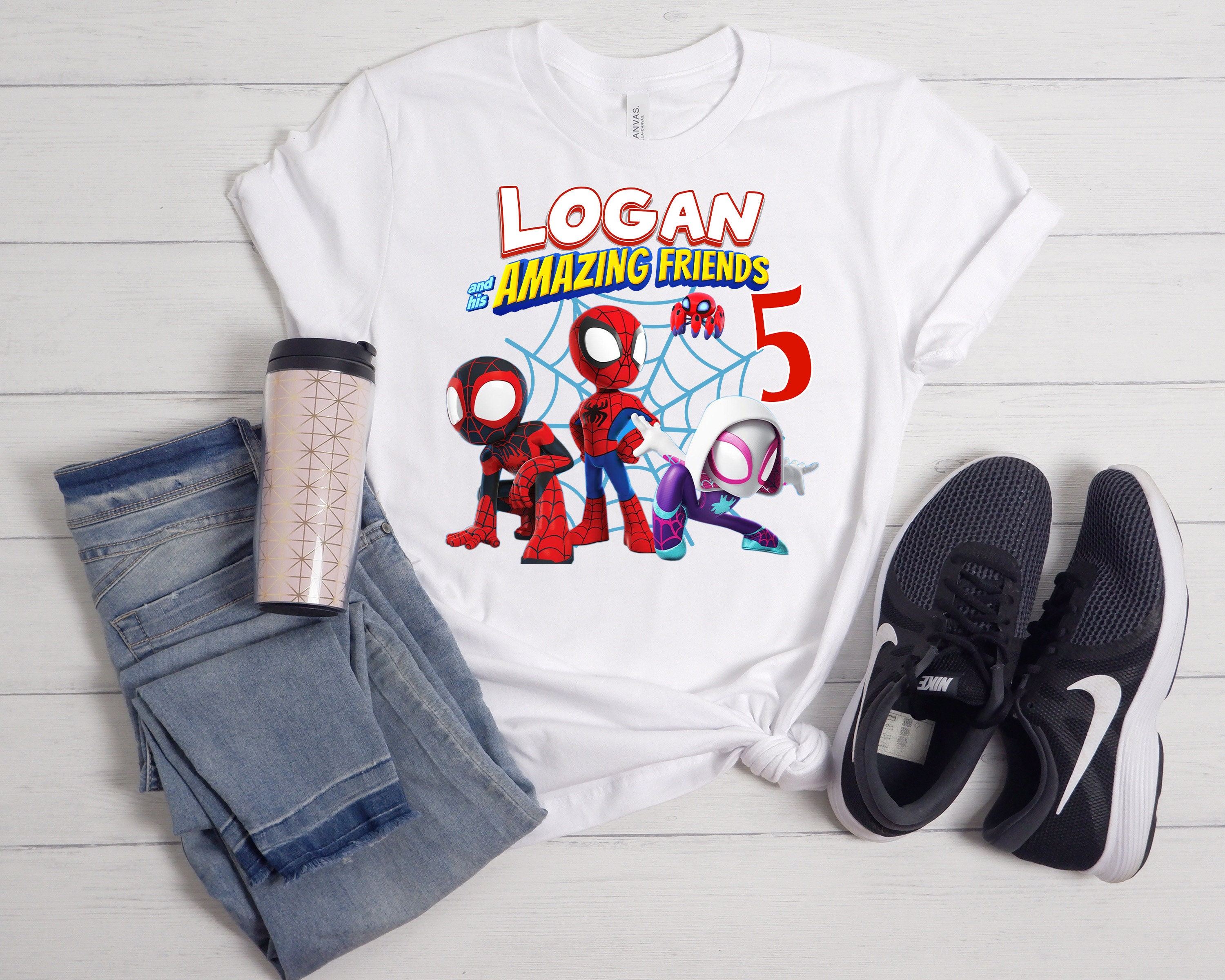 Discover Spidey und seine erstaunliche Freunde Geburtstag SpiderMan T-Shirt