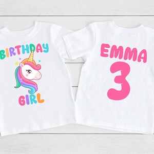 Unicorn Birthday Shirt, Pony Birthday shirt, Girl Birthday Shirt, Family Birthday T-shirt,