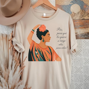 Frida T-shirt, Frida Graphic Design Tee, Frida Tee, Frida T-shirt design