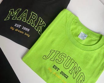 NCT DREAM My dream boy members SHIRT embroidered