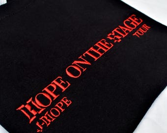 J-HOPE Hope on the Stage black embroidered shirt