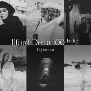 Ilford Delta 100 Faded — Lightroom