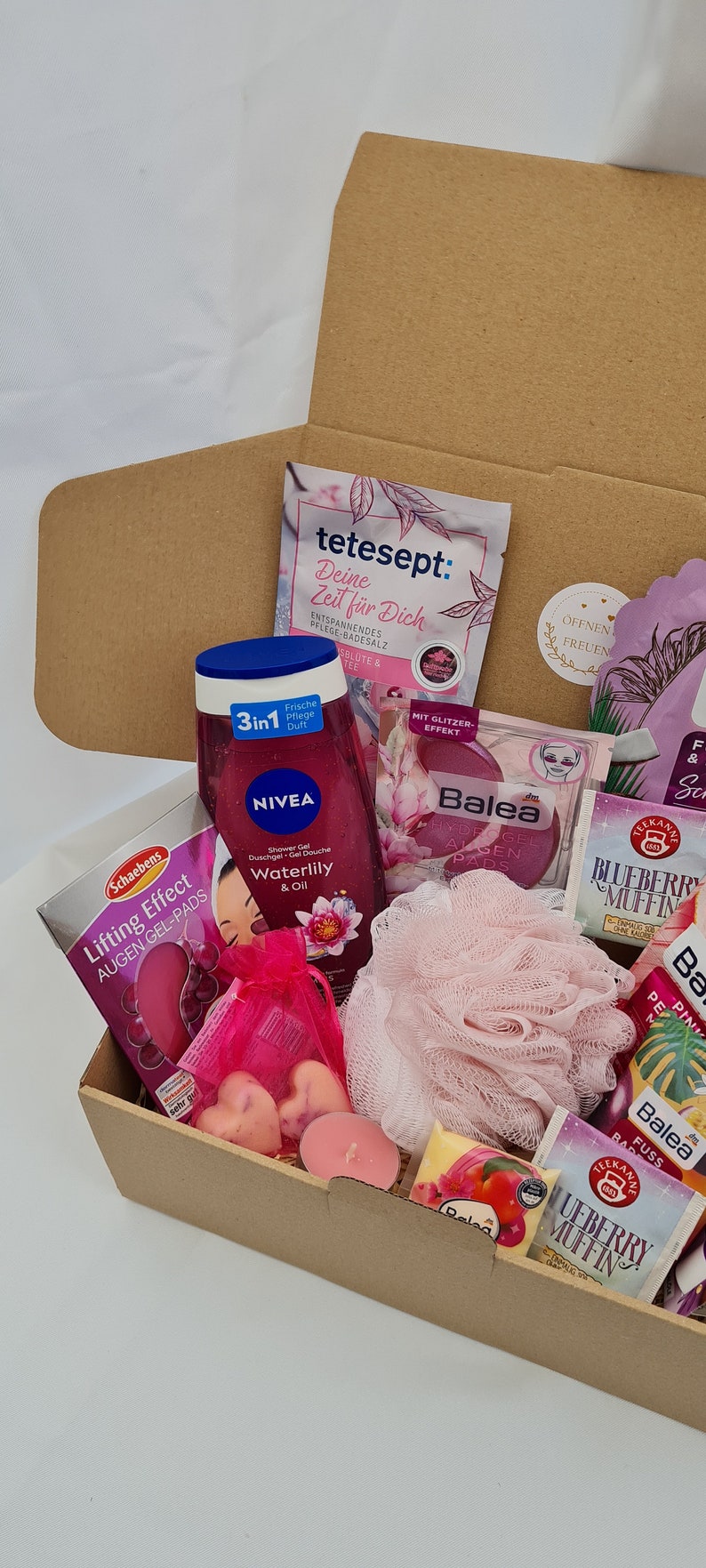 Geschenkbox für Frauen, Wellnessbox, Spa Geschenk, Beautyset für Freundin zum Geburtstag, Hochzeit, Weihnachten, Geburt, personalisiert /5 Bild 4