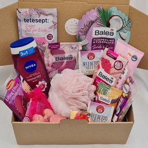 Geschenkbox für Frauen, Wellnessbox, Spa Geschenk, Beautyset für Freundin zum Geburtstag, Hochzeit, Weihnachten, Geburt, personalisiert /5 Bild 1